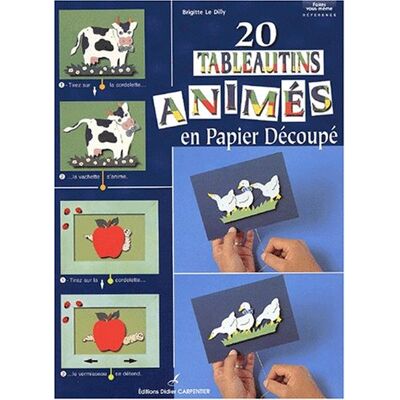 Brigitte Le Dilly 20 Tableautins Animés En Papier Découpé - Publicité Brigitte Le Dilly 20 Tableautins Animés En Papier Découpé - Publicité
