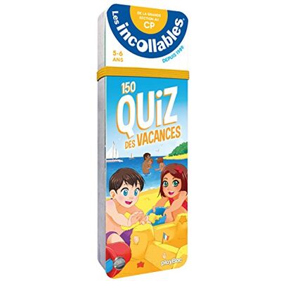 Play Bac Les Incollables : 150 Quiz Des Vacances : De La Grande Section Au Cp, 5-6 Ans - Publicité Play Bac Les Incollables : 150 Quiz Des Vacances : De La Grande Section Au Cp, 5-6 Ans - Publicité