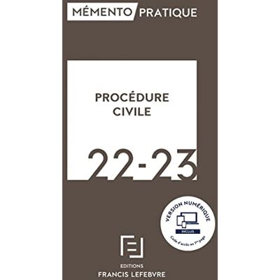 Collectif Procédure Civile 2022-2023 - Publicité Collectif Procédure Civile 2022-2023 - Publicité