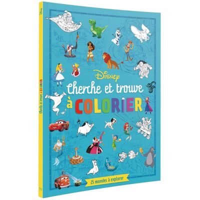 Disney : Cherche Et Trouve À Colorier : 25 Mondes À Explorer - Publicité Disney : Cherche Et Trouve À Colorier : 25 Mondes À Explorer - Publicité