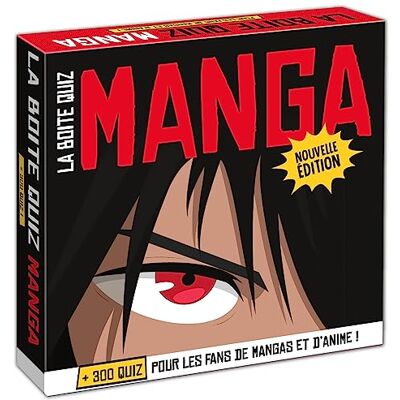 Play Bac La Boîte Quiz Manga : Nouvelle Édition : Pour Les Fans De Mangas Et D'Anime ! - Publicité Play Bac La Boîte Quiz Manga : Nouvelle Édition : Pour Les Fans De Mangas Et D'Anime ! - Publicité