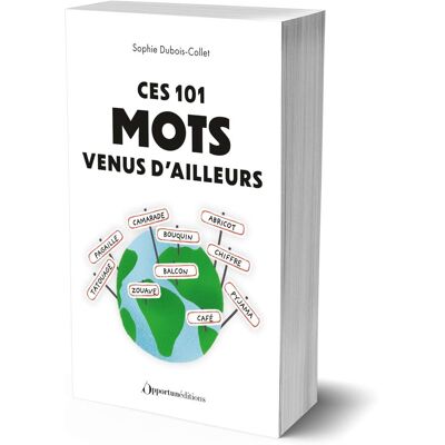 Sophie Dubois-Collet Ces 101 Mots Venus D'Ailleurs : Quand Notre Vocabulaire A Fait Un Long Voyage - Publicité Sophie Dubois-Collet Ces 101 Mots Venus D'Ailleurs : Quand Notre Vocabulaire A Fait Un Long Voyage - Publicité