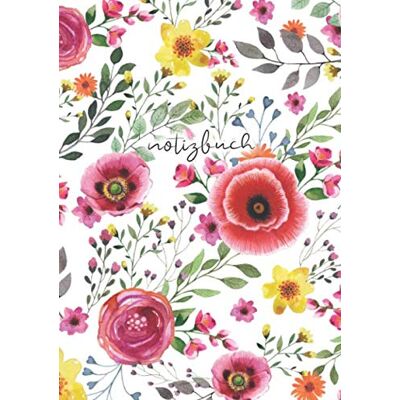 Blanko Print Blanko Notizbuch Din A5: Journal Zum Selbstgestalten Oder Als Zeichenbuch, Skizzenbuch, Blankobuch, Malbuch 110 Seiten Leer Weißes Papier Motiv Blume - Publicité Blanko Print Blanko Notizbuch Din A5: Journal Zum Selbstgestalten Oder Als Zeichenbuch, Skizzenbuch, Blankobuch, Malbuch 110 Seiten Leer Weißes Papier Motiv Blume - Publicité
