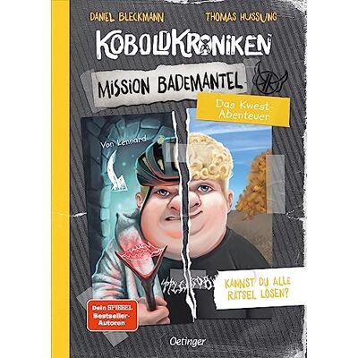 Daniel Bleckmann Koboldkroniken. Mission Bademantel: Das Kwest-Abenteuer Von Lennard. Interaktives Lese- Und Rätselabenteuer Mit Escape-Elementen Für Kinder Ab 9 Jahren - Publicité Daniel Bleckmann Koboldkroniken. Mission Bademantel: Das Kwest-Abenteuer Von Lennard. Interaktives Lese- Und Rätselabenteuer Mit Escape-Elementen Für Kinder Ab 9 Jahren - Publicité