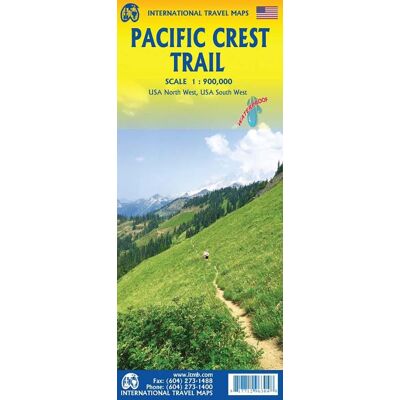 XXX Usa Pacific Crest Trail: Itm Travel Reference Map 1:900000 - Publicité XXX Usa Pacific Crest Trail: Itm Travel Reference Map 1:900000 - Publicité