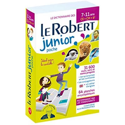 Collectif Le Robert Junior Poche : Le Dictionnaire Des 7-11 Ans, Ce-Cm-6e - Publicité Collectif Le Robert Junior Poche : Le Dictionnaire Des 7-11 Ans, Ce-Cm-6e - Publicité