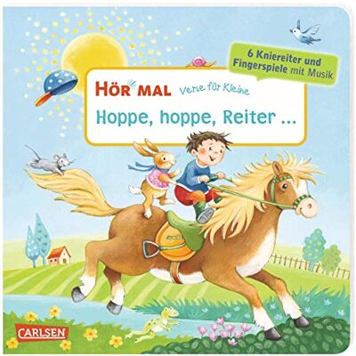 Various Hör Mal (Soundbuch): Verse Für Kleine: Hoppe, Hoppe, Reiter ...: Und Andere Kniereiter Und Fingerspiele Mit Musik Und Anleitungen Ab 18 Monaten - Publicité Various Hör Mal (Soundbuch): Verse Für Kleine: Hoppe, Hoppe, Reiter ...: Und Andere Kniereiter Und Fingerspiele Mit Musik Und Anleitungen Ab 18 Monaten - Publicité