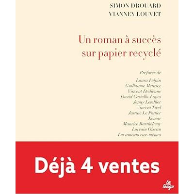 Collectif Un Roman À Succès Sur Papier Recyclé - Publicité Collectif Un Roman À Succès Sur Papier Recyclé - Publicité