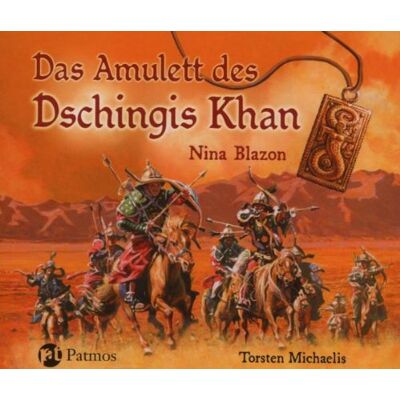 Nina Blazon Das Amulett Des Dschingis Khan - Publicité Nina Blazon Das Amulett Des Dschingis Khan - Publicité