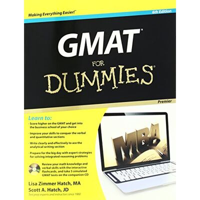 Hatch, Lisa Zimmer Gmat For Dummies, With Cd - Publicité Hatch, Lisa Zimmer Gmat For Dummies, With Cd - Publicité