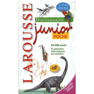 Dictionnaire Larousse Junior Poche, 7-11 Ans, Ce-Cm - Publicité Dictionnaire Larousse Junior Poche, 7-11 Ans, Ce-Cm - Publicité
