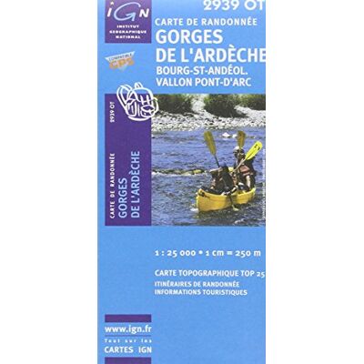 Collectif Gorges De L`Ardèche - Bourg-St-Andéol - Vallon 1 : 25 000 - Publicité Collectif Gorges De L`Ardèche - Bourg-St-Andéol - Vallon 1 : 25 000 - Publicité
