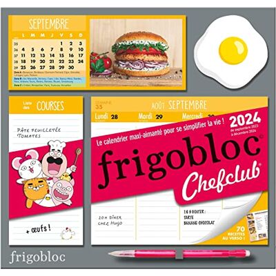 Play Bac Frigobloc Hebdomadaire 2024 Chefclub (De Sept. 2023 À Déc. 2024) - Publicité Play Bac Frigobloc Hebdomadaire 2024 Chefclub (De Sept. 2023 À Déc. 2024) - Publicité