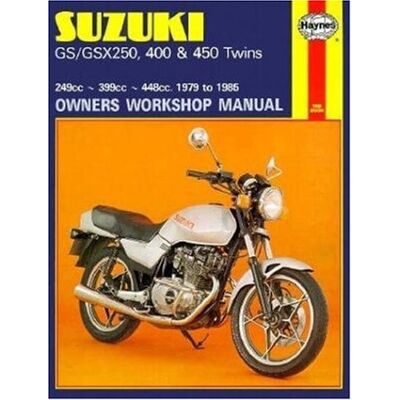 John Haynes Suzuki Gs-Gsx 250, 400 And 450 Twins Owners Workshop Manual, M736: '79-'85 (Haynes Manuals) - Publicité John Haynes Suzuki Gs-Gsx 250, 400 And 450 Twins Owners Workshop Manual, M736: '79-'85 (Haynes Manuals) - Publicité