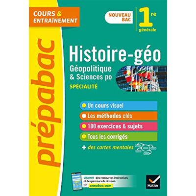 Collectif Histoire Géo, Géopolitique & Sciences Po : Spécialité, 1re Générale : Nouveau Bac - Publicité Collectif Histoire Géo, Géopolitique & Sciences Po : Spécialité, 1re Générale : Nouveau Bac - Publicité