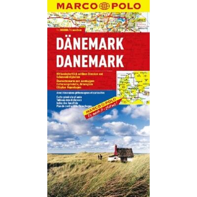 Marco Polo Länderkarte Dänemark 1:300.000: Mit Landschaftlich Schönen Strecken Und Sehenswürdigkeiten. Übersichtskarte Zum Ausklappen. Entfernungstabelle, Ortsregister. Cityplan Kopenhagen - Publicité Marco Polo Länderkarte Dänemark 1:300.000: Mit Landschaftlich Schönen Strecken Und Sehenswürdigkeiten. Übersichtskarte Zum Ausklappen. Entfernungstabelle, Ortsregister. Cityplan Kopenhagen - Publicité
