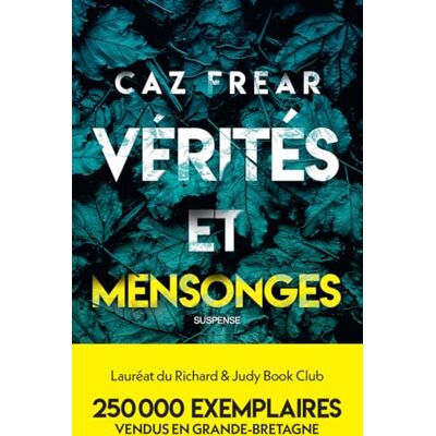 Caz Frear Vérités Et Mensonges - Publicité Caz Frear Vérités Et Mensonges - Publicité