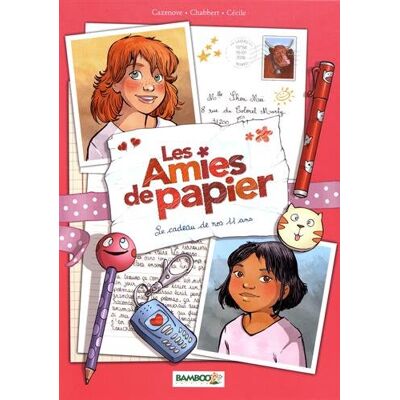 Les Amies De Papier. Vol. 1. Le Cadeau De Nos 11 Ans - Publicité Les Amies De Papier. Vol. 1. Le Cadeau De Nos 11 Ans - Publicité