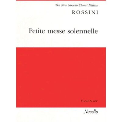 Various Gioacchino Rossini Petite Messe Solennelle (Vocal Score) Chor - Publicité Various Gioacchino Rossini Petite Messe Solennelle (Vocal Score) Chor - Publicité
