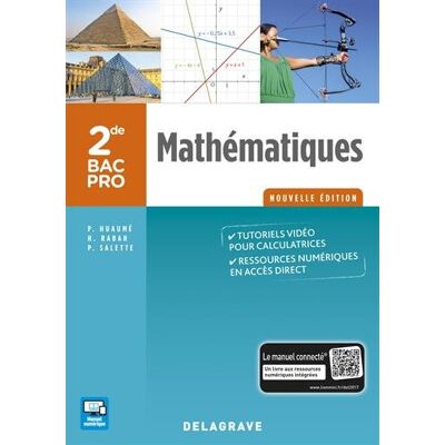 Pierre Salette Mathématiques, 2de Bac Pro - Publicité Pierre Salette Mathématiques, 2de Bac Pro - Publicité