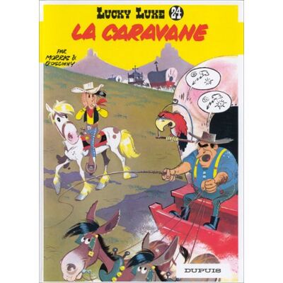Morris Lucky Luke. Vol. 24. La Caravane - Publicité Morris Lucky Luke. Vol. 24. La Caravane - Publicité