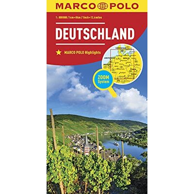 Collectif Marco Polo Länderkarte Deutschland 1:800 000: Wegenkaart 1:800 000 (Marco Polo Länderkarten) - Publicité Collectif Marco Polo Länderkarte Deutschland 1:800 000: Wegenkaart 1:800 000 (Marco Polo Länderkarten) - Publicité