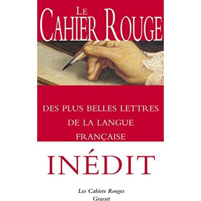 Collectif Le Cahier Rouge Des Plus Belles Lettres De La Langue Française - Publicité Collectif Le Cahier Rouge Des Plus Belles Lettres De La Langue Française - Publicité