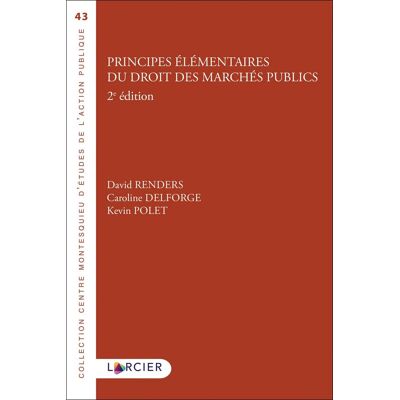 Caroline Delforge Principes Élémentaires Du Droit Des Marchés Publics - Publicité Caroline Delforge Principes Élémentaires Du Droit Des Marchés Publics - Publicité