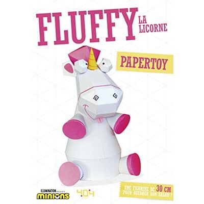 Tougui Fluffy La Licorne : Papertoy - Publicité Tougui Fluffy La Licorne : Papertoy - Publicité