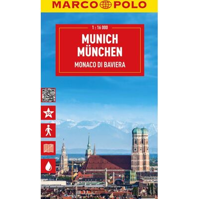 Marco Polo Cityplan München 1:16.000 - Publicité Marco Polo Cityplan München 1:16.000 - Publicité