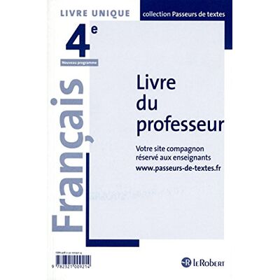 Corinne Abensour Français 4e : Livre Du Professeur - Publicité Corinne Abensour Français 4e : Livre Du Professeur - Publicité