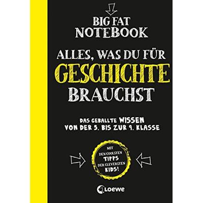 Thomas Brüggemann Big Fat Notebook - Alles, Was Du Für Geschichte Brauchst: Das Geballte Wissen Von Der 5. Bis Zur 9. Klasse - Publicité Thomas Brüggemann Big Fat Notebook - Alles, Was Du Für Geschichte Brauchst: Das Geballte Wissen Von Der 5. Bis Zur 9. Klasse - Publicité