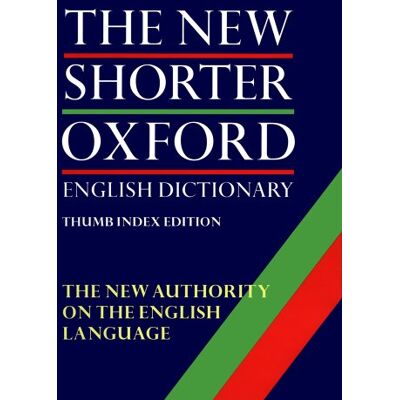 Brown New Shorter Oxford English Dictionary (2 Volume Set) - Publicité Brown New Shorter Oxford English Dictionary (2 Volume Set) - Publicité