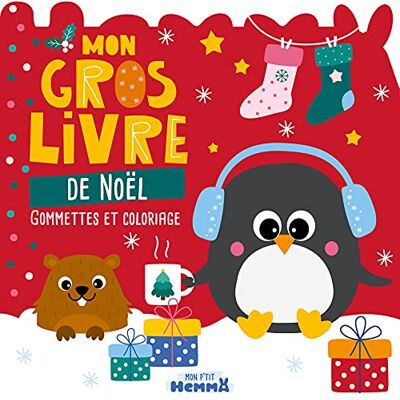 Hemma Mon Gros Livre De Noël : Gommettes Et Coloriage - Publicité Hemma Mon Gros Livre De Noël : Gommettes Et Coloriage - Publicité