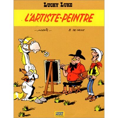 Morris Lucky Luke. Vol. 40. L'Artiste Peintre - Publicité Morris Lucky Luke. Vol. 40. L'Artiste Peintre - Publicité