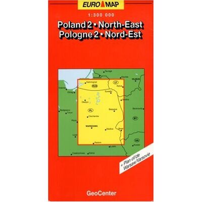 Collectif Rv Euro-Regionalkarte 1:300 000 Polen - Nordost, Masurische Seenplatte - Publicité Collectif Rv Euro-Regionalkarte 1:300 000 Polen - Nordost, Masurische Seenplatte - Publicité