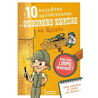 Sandra Lebrun Les 10 Enquêtes Mystérieuses De Sherlock Holmes En Egypte - Publicité Sandra Lebrun Les 10 Enquêtes Mystérieuses De Sherlock Holmes En Egypte - Publicité