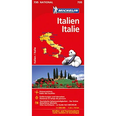 Michelin Italien: Straßen- Und Tourismuskarte (Michelin Nationalkarte) - Publicité Michelin Italien: Straßen- Und Tourismuskarte (Michelin Nationalkarte) - Publicité