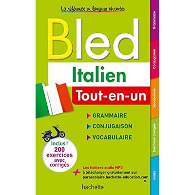 Danièle Gas Bled Italien : Tout-En-Un : Grammaire, Conjugaison, Vocabulaire - Publicité Danièle Gas Bled Italien : Tout-En-Un : Grammaire, Conjugaison, Vocabulaire - Publicité