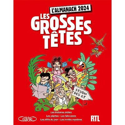 Laurent Ruquier Les Grosses Têtes : L'Almanach 2024 - Publicité Laurent Ruquier Les Grosses Têtes : L'Almanach 2024 - Publicité