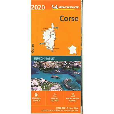 Carte Michelin Corse 2020 (Cartes (7550)) - Publicité Carte Michelin Corse 2020 (Cartes (7550)) - Publicité