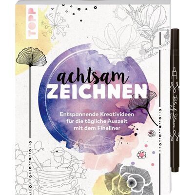 frechverlag Achtsam Zeichnen: Entspannende Inspiration Für Die Kreative Auszeit Mit Dem Fineliner - Publicité frechverlag Achtsam Zeichnen: Entspannende Inspiration Für Die Kreative Auszeit Mit Dem Fineliner - Publicité