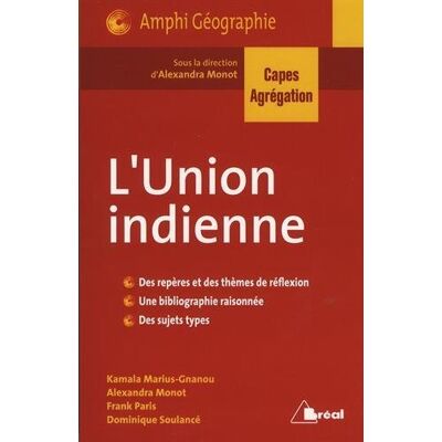 Kamala Marius-Gnanou L'Union Indienne : Capes, Agrégation - Publicité Kamala Marius-Gnanou L'Union Indienne : Capes, Agrégation - Publicité