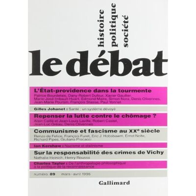 Collectif Le Debat 89 (Mars-Avril 1996) (Revue Le Débat) - Publicité Collectif Le Debat 89 (Mars-Avril 1996) (Revue Le Débat) - Publicité