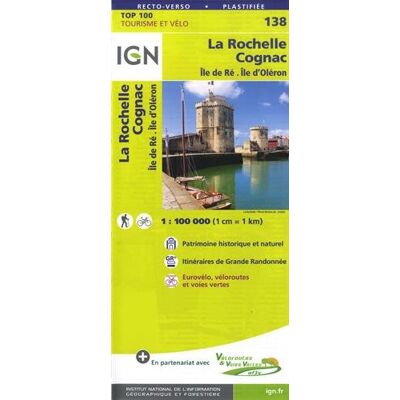 Collectif La Rochelle Cognac 1:100 000 - Publicité Collectif La Rochelle Cognac 1:100 000 - Publicité