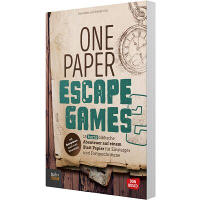 Alexander Otto One Paper Escape Games 2: 15 Kurze Biblische Abenteuer Auf Einem Blatt Papier Für Einsteiger Und Fortgeschrittene. Bilderrätsel Und Gruppenspiele Für Teenager. Mit Spaß Die Bibel Verstehen! - Publicité Alexander Otto One Paper Escape Games 2: 15 Kurze Biblische Abenteuer Auf Einem Blatt Papier Für Einsteiger Und Fortgeschrittene. Bilderrätsel Und Gruppenspiele Für Teenager. Mit Spaß Die Bibel Verstehen! - Publicité