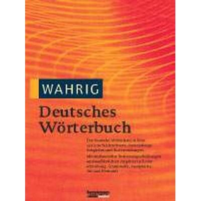 Gerhard Wahrig Wahrig Deutsches Wörterbuch - Publicité Gerhard Wahrig Wahrig Deutsches Wörterbuch - Publicité