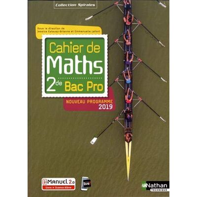 Collectif Cahier De Maths 2de Bac Pro : Nouveau Programme 2019 - Publicité Collectif Cahier De Maths 2de Bac Pro : Nouveau Programme 2019 - Publicité