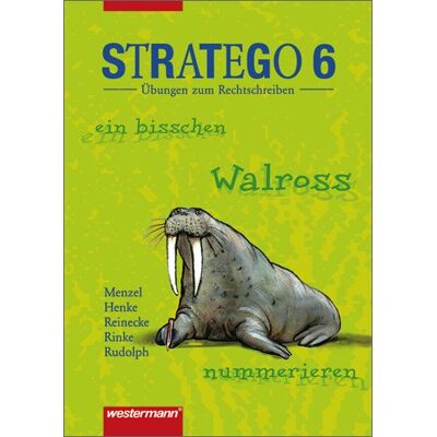 Wolfgang Menzel Stratego - Übungen Zum Rechtschreiben Ausgabe 2006: Arbeitsheft 6 - Publicité Wolfgang Menzel Stratego - Übungen Zum Rechtschreiben Ausgabe 2006: Arbeitsheft 6 - Publicité