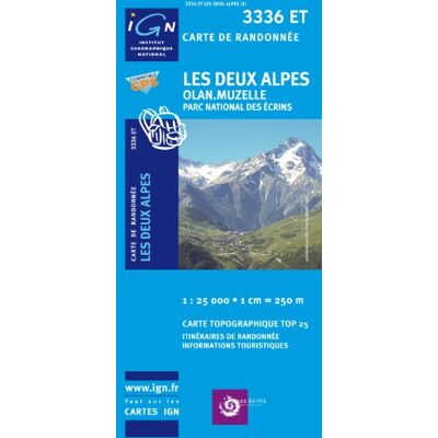 Collectif Les Deux Alpes / Parc Des Ecrins 1 : 25 000 (Ign Map) - Publicité Collectif Les Deux Alpes / Parc Des Ecrins 1 : 25 000 (Ign Map) - Publicité